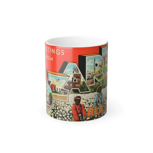 Greetings from Ozark Ala (Greeting Postcards) Color Changing Mug 11oz-11oz-Go Mug Yourself