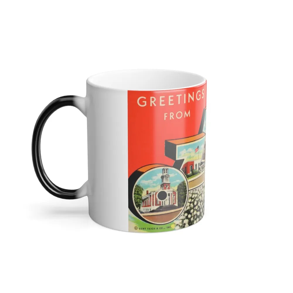 Greetings from Ozark Ala (Greeting Postcards) Color Changing Mug 11oz-Go Mug Yourself