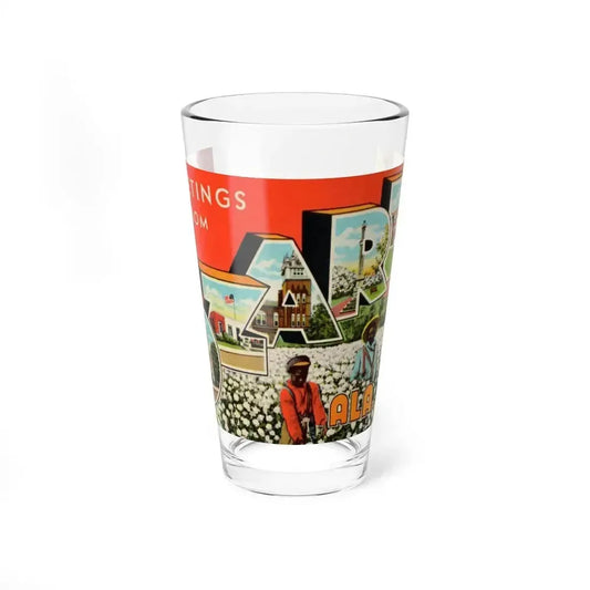 Greetings from Ozark Ala (Greeting Postcards) Pint Glass 16oz 16oz - Go Mug Yourself