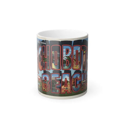 Greetings from Rehoboth Beach (Greeting Postcards) Color Changing Mug 11oz-11oz-Go Mug Yourself