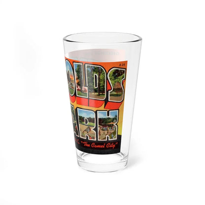 Greetings from Reynolds Park Winston Salem NC The Camel City (Greeting Postcards) Pint Glass 16oz-Go Mug Yourself