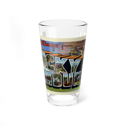 Greetings from Rocky Mount NC (Greeting Postcards) Pint Glass 16oz-16oz-Go Mug Yourself