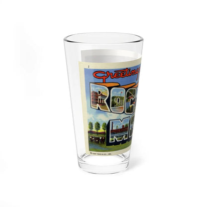 Greetings from Rocky Mount NC (Greeting Postcards) Pint Glass 16oz-Go Mug Yourself