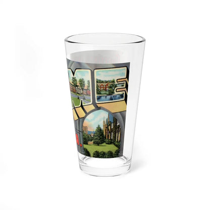 Greetings from Rome Ga (Greeting Postcards) Pint Glass 16oz-Go Mug Yourself