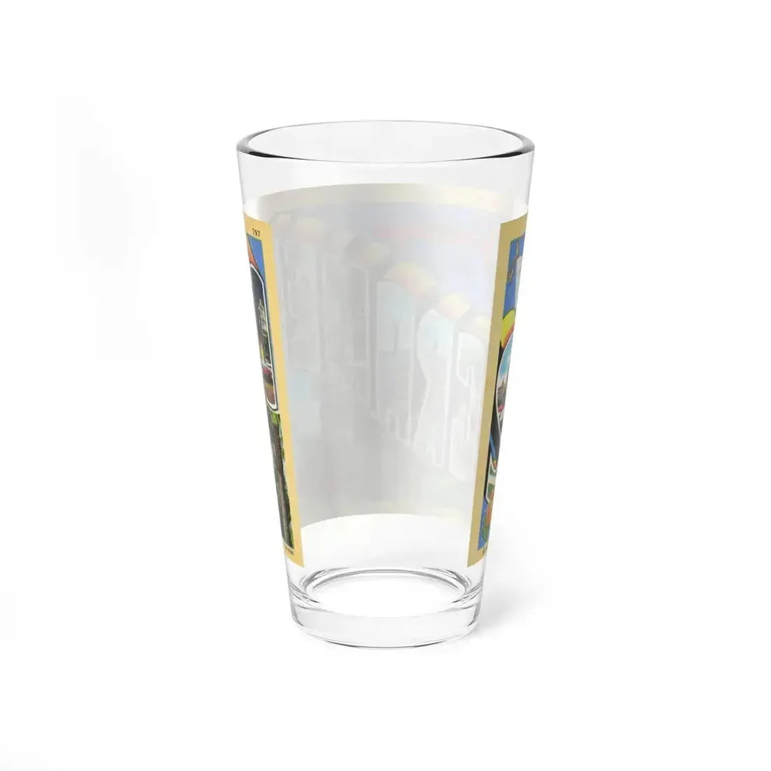 Greetings from Sacramento California (Greeting Postcards) Pint Glass 16oz - Go Mug Yourself