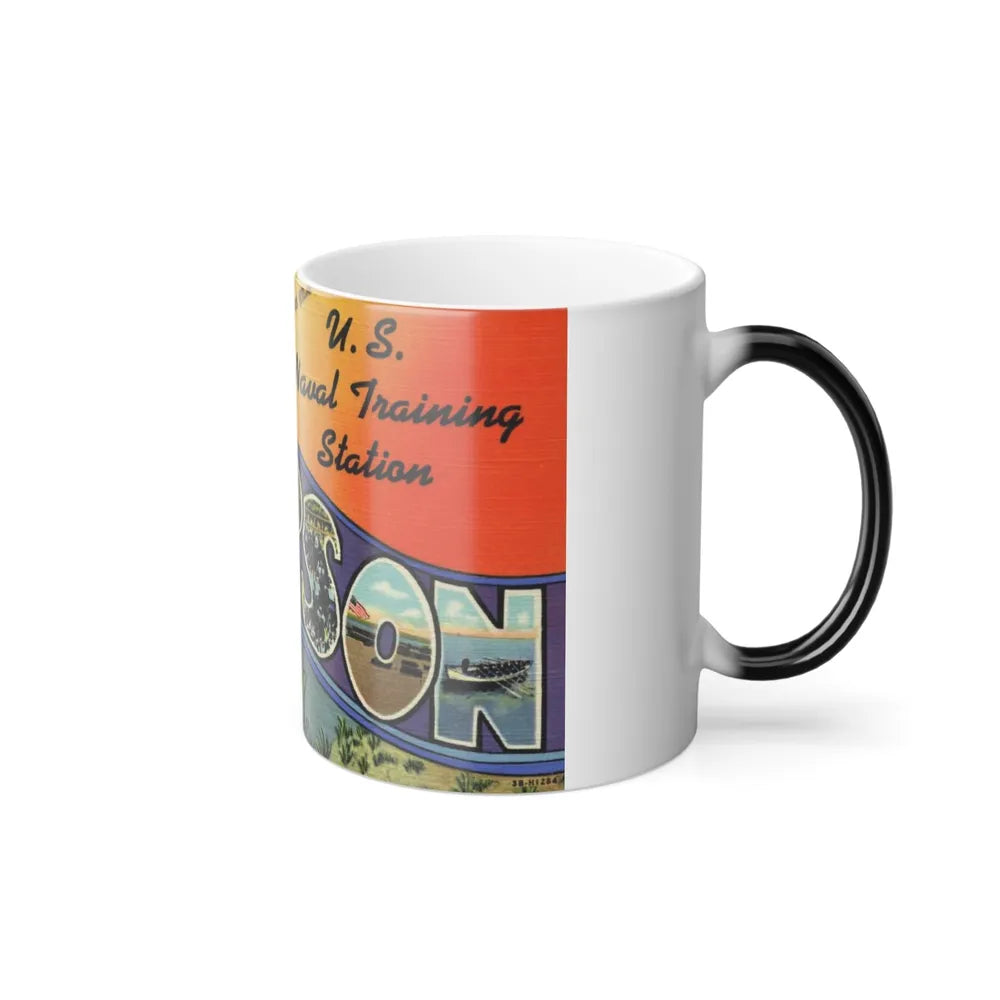 Greetings from Sampson NY (Greeting Postcards) Color Changing Mug 11oz-Go Mug Yourself