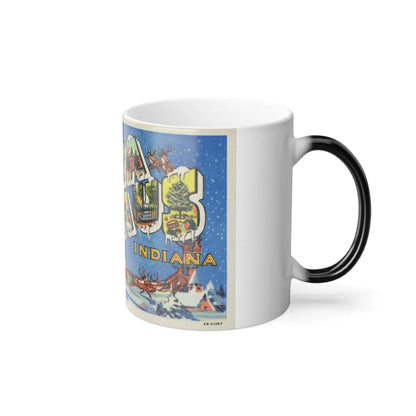 Greetings from Santa Claus Indiana (Greeting Postcards) Color Changing Mug 11oz-Go Mug Yourself