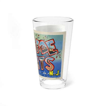 Greetings from Seaside Heights N J (Greeting Postcards) Pint Glass 16oz-Go Mug Yourself