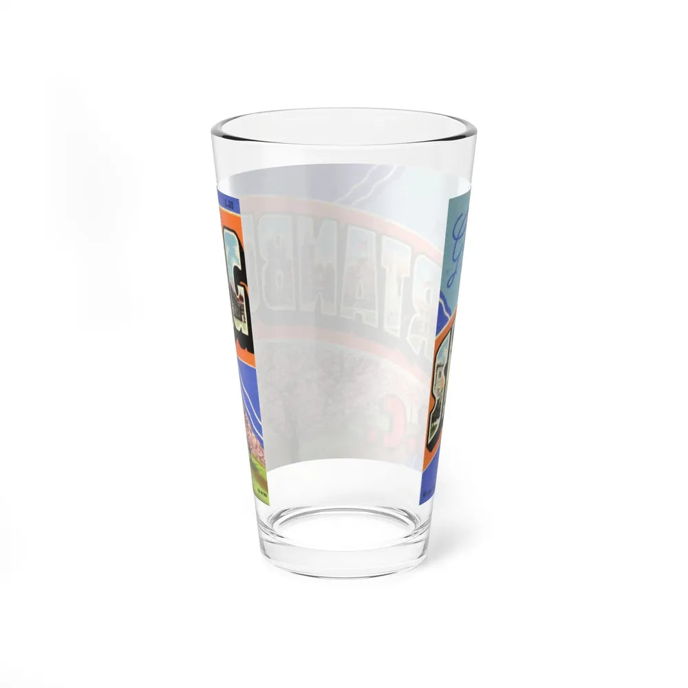 Greetings from Spartanburg SC (Greeting Postcards) Pint Glass 16oz-Go Mug Yourself