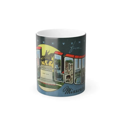 Greetings from St Louis Missouri (Greeting Postcards) Color Changing Mug 11oz Default Title 11oz - Go Mug Yourself