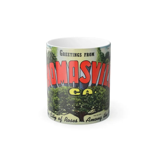 Greetings from Thomasville Ga (Greeting Postcards) Color Changing Mug 11oz Default Title 11oz - Go Mug Yourself