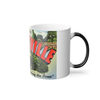 Greetings from Thomasville Ga (Greeting Postcards) Color Changing Mug 11oz-Go Mug Yourself