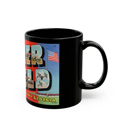 Greetings from Turner Field Albany Georgia (Greeting Postcards) Black Coffee Mug - Go Mug Yourself