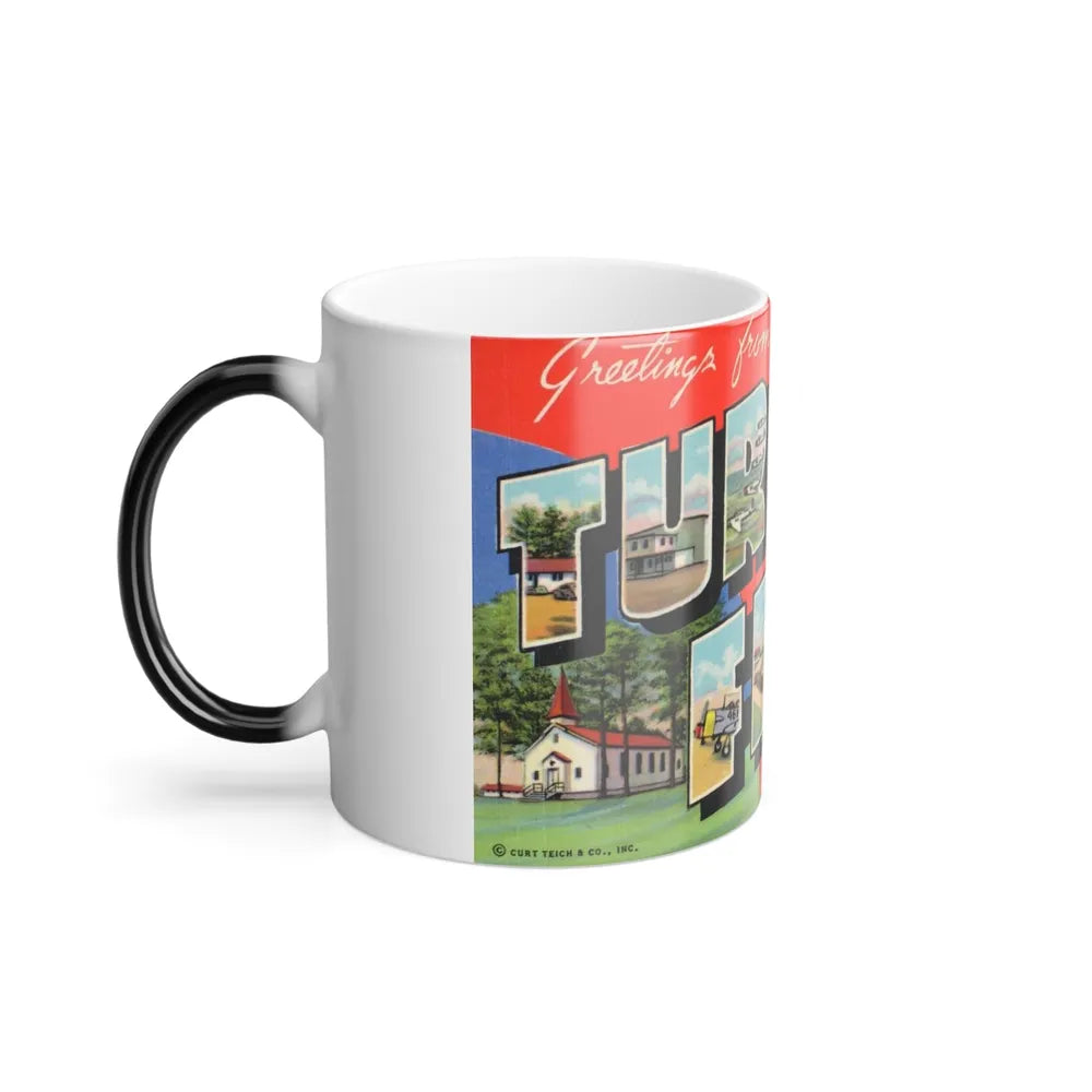 Greetings from Turner Field Albany Georgia (Greeting Postcards) Color Changing Mug 11oz-Go Mug Yourself