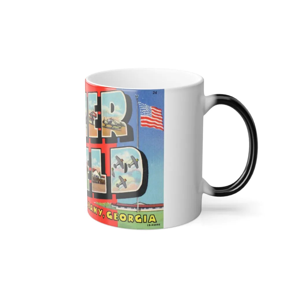 Greetings from Turner Field Albany Georgia (Greeting Postcards) Color Changing Mug 11oz-Go Mug Yourself