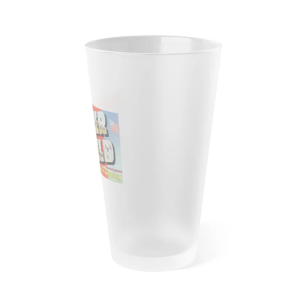 Greetings from Turner Field Albany Georgia (Greeting Postcards) Frosted Pint Glass 16oz-Go Mug Yourself