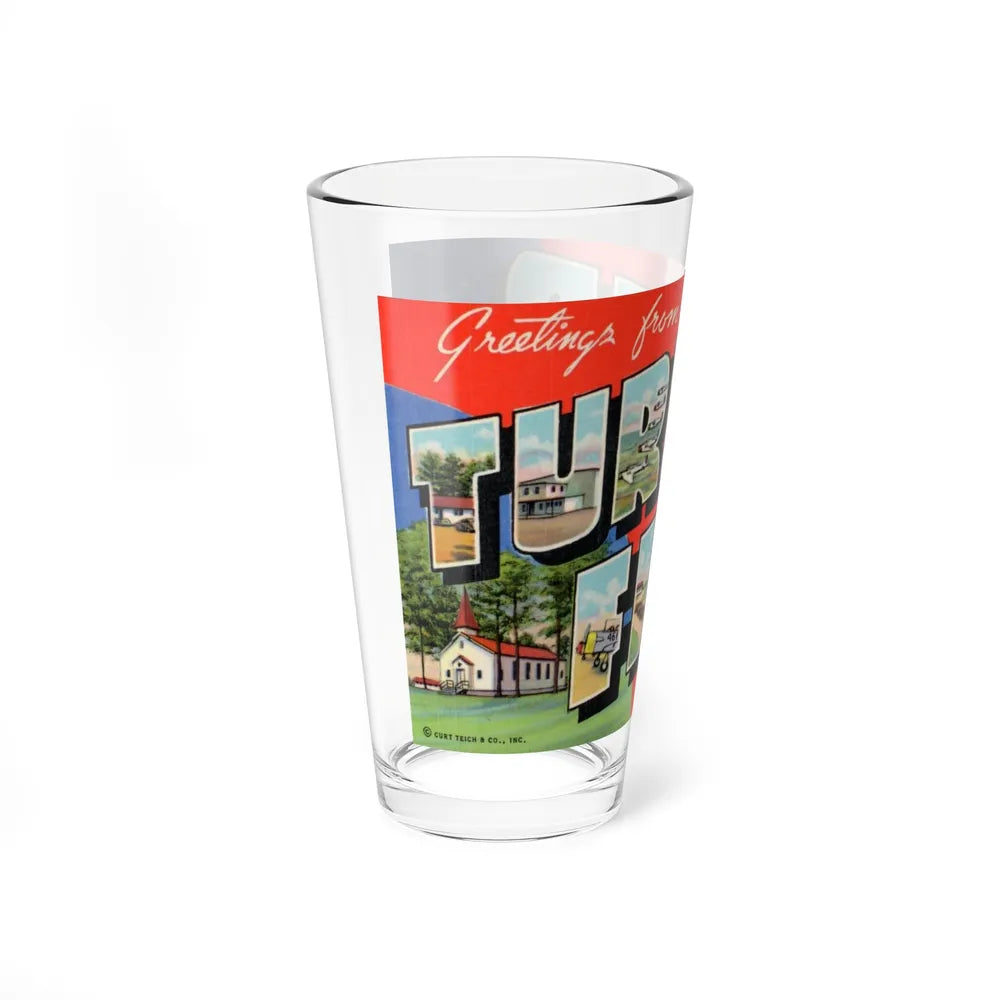 Greetings from Turner Field Albany Georgia (Greeting Postcards) Pint Glass 16oz-Go Mug Yourself