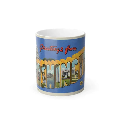 Greetings from Washington DC (Greeting Postcards) Color Changing Mug 11oz Default Title 11oz - Go Mug Yourself