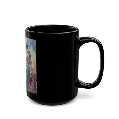 Greetings to Her - Black Coffee Mug-Go Mug Yourself