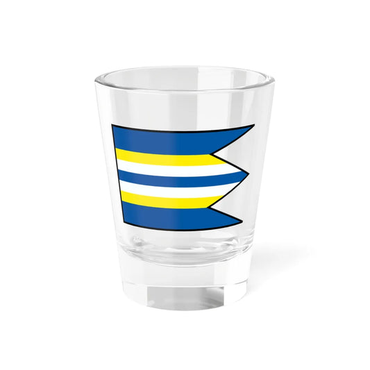 Gregorova Vieska Lucenec Flag (Slovakia) Shot Glass 1.5oz 1.5oz - Go Mug Yourself