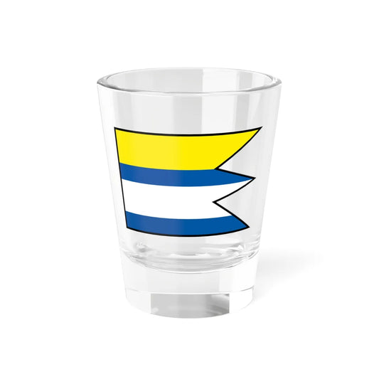Gregorovce Presov Flag (Slovakia) Shot Glass 1.5oz 1.5oz - Go Mug Yourself