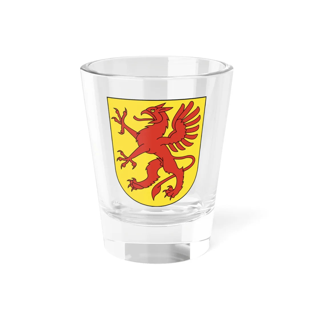 Greifensee-blazon (Switzerland) (Coat of Arms) Shot Glass 1.5oz 1.5oz - Go Mug Yourself