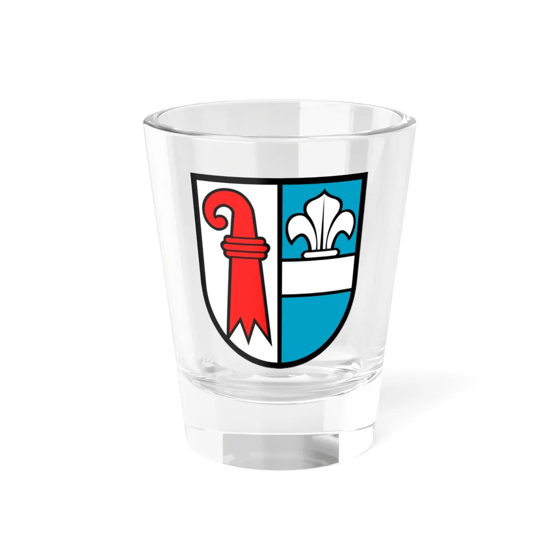 Grellingen coat of arms (Switzerland) (Coat of Arms) Shot Glass 1.5oz 1.5oz - Go Mug Yourself
