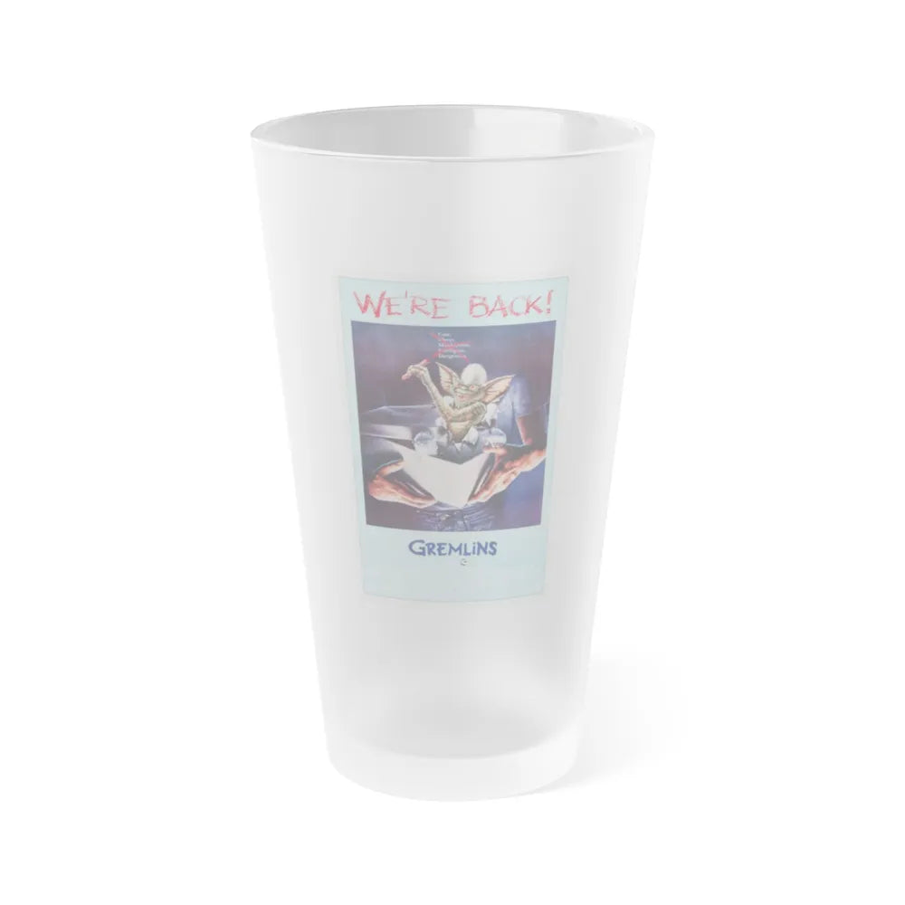 GREMLINS 1984 Movie Poster - Frosted Pint Glass 16oz-Go Mug Yourself