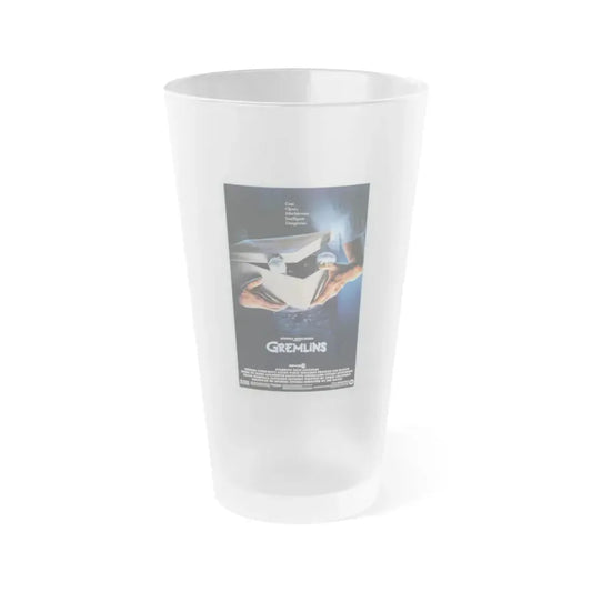 GREMLINS (TEASER) 1984 Movie Poster - Frosted Pint Glass 16oz Default Title - Go Mug Yourself