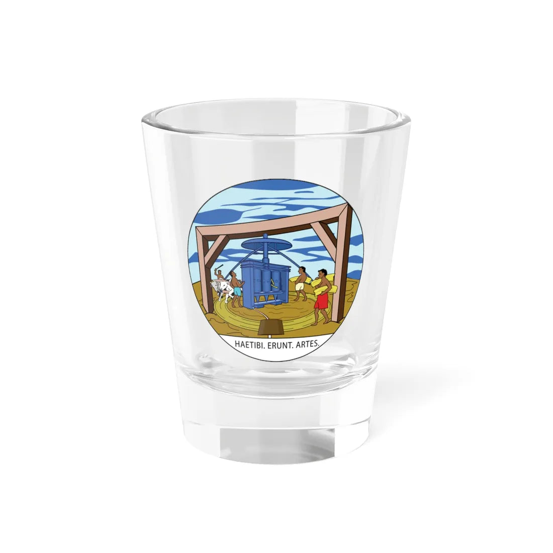 Grenada coat 1875-1903 (Grenada) (Coat of Arms) Shot Glass 1.5oz 1.5oz - Go Mug Yourself