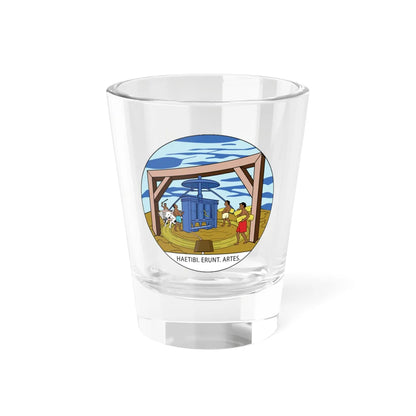 Grenada coat 1875-1903 (Grenada) (Coat of Arms) Shot Glass 1.5oz 1.5oz - Go Mug Yourself