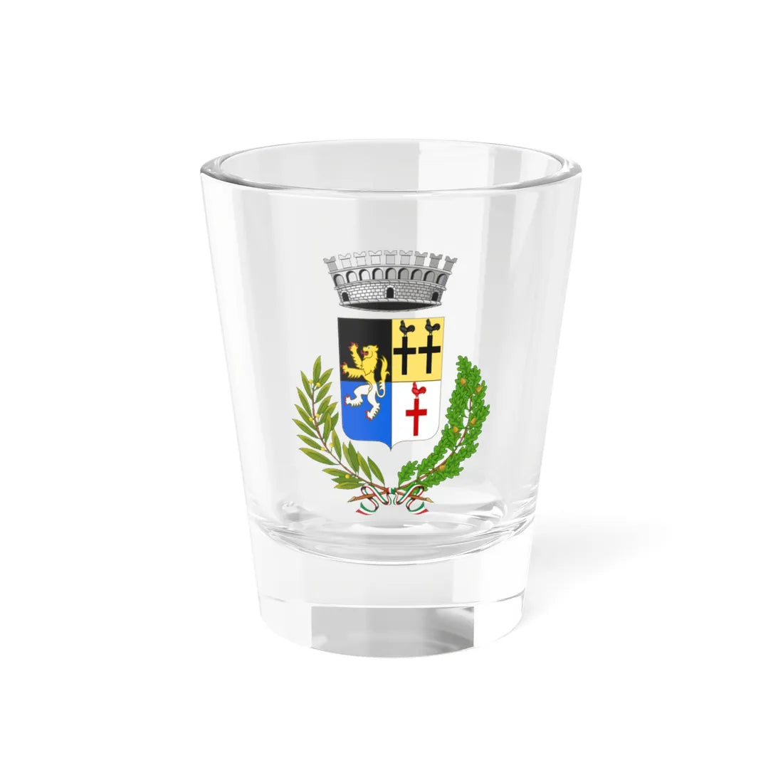 Gressan-Stemma (Italy) (Coat of Arms) Shot Glass 1.5oz 1.5oz - Go Mug Yourself