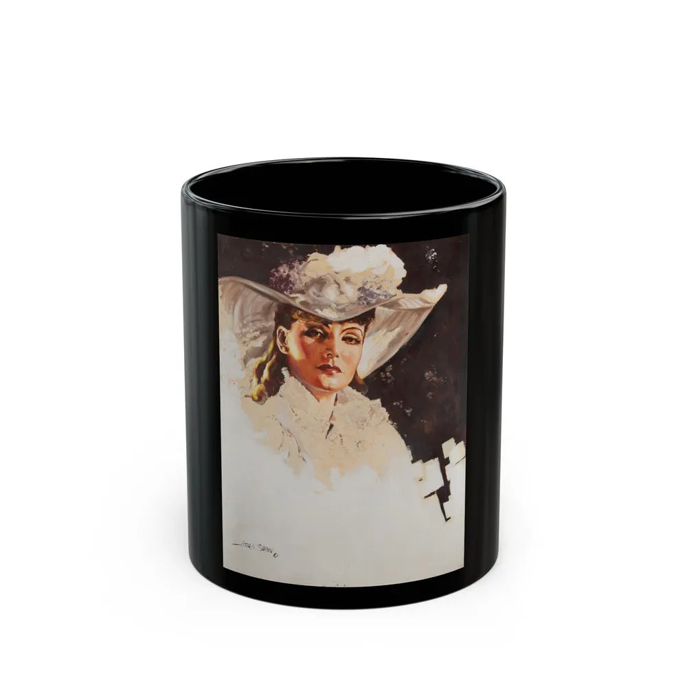 Greta Garbo as 'Anna Karenina' - Black Coffee Mug-11oz-Go Mug Yourself