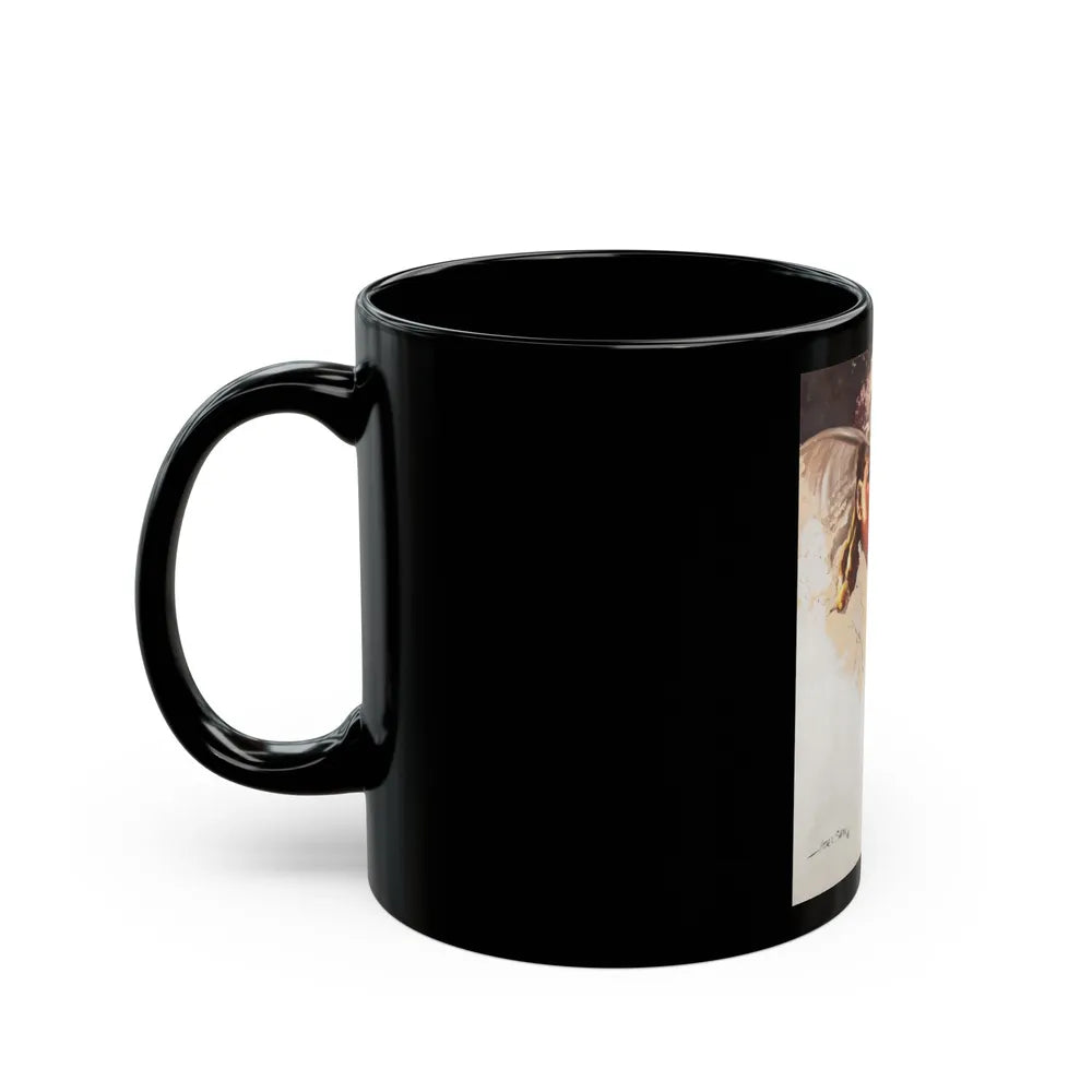 Greta Garbo as 'Anna Karenina' - Black Coffee Mug-Go Mug Yourself