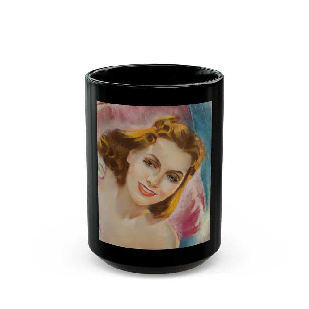 Greta Garbo - Black Coffee Mug-15oz-Go Mug Yourself