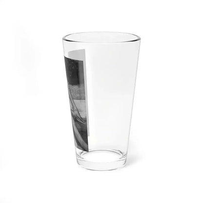 Greta Thyssen #08 - American Beauties Mag. '53 - 1 B&W Photo (Vintage Female Icon) Pint Glass 16oz - Go Mug Yourself