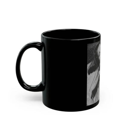 Greta Thyssen #09 - American Beauties Mag. '53 Mag. - 1 B&W Photo (Vintage Female Icon) Black Coffee Mug - Go Mug Yourself
