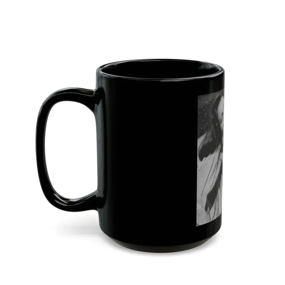 Greta Thyssen #09 - American Beauties Mag. '53 Mag. - 1 B&W Photo (Vintage Female Icon) Black Coffee Mug - Go Mug Yourself