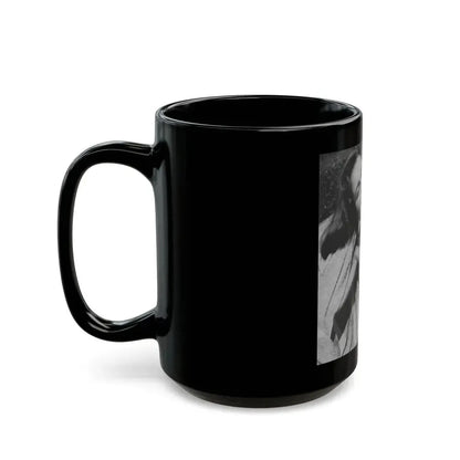 Greta Thyssen #09 - American Beauties Mag. '53 Mag. - 1 B&W Photo (Vintage Female Icon) Black Coffee Mug - Go Mug Yourself