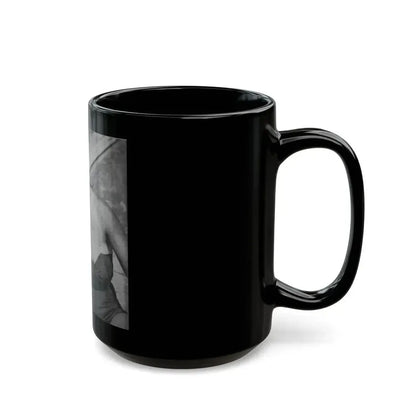 Greta Thyssen #09 - American Beauties Mag. '53 Mag. - 1 B&W Photo (Vintage Female Icon) Black Coffee Mug - Go Mug Yourself