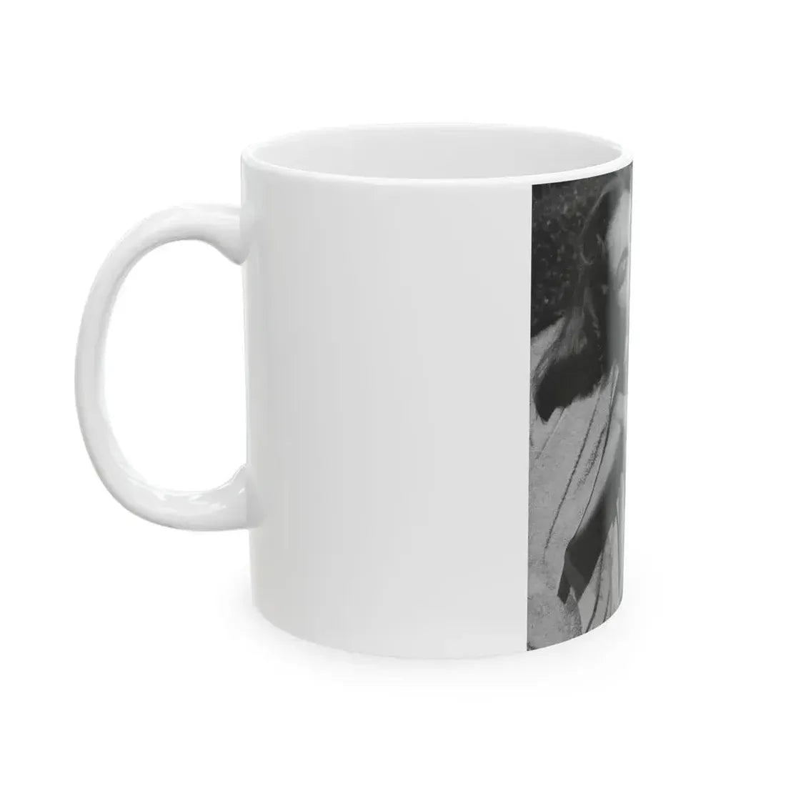 Greta Thyssen #09 - American Beauties Mag. '53 Mag. - 1 B&W Photo (Vintage Female Icon) White Coffee Mug - Go Mug Yourself