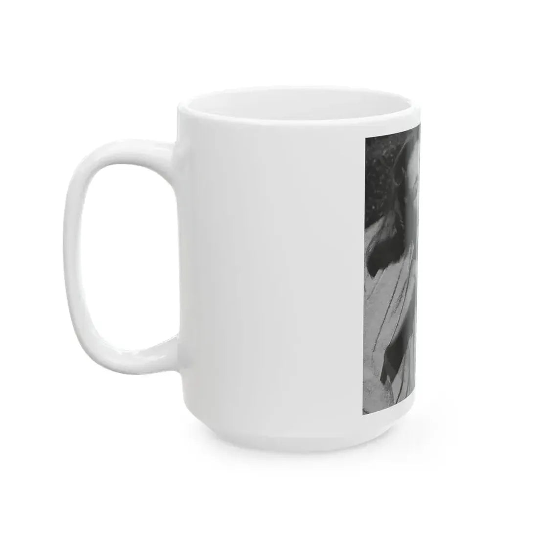 Greta Thyssen #09 - American Beauties Mag. '53 Mag. - 1 B&W Photo (Vintage Female Icon) White Coffee Mug - Go Mug Yourself