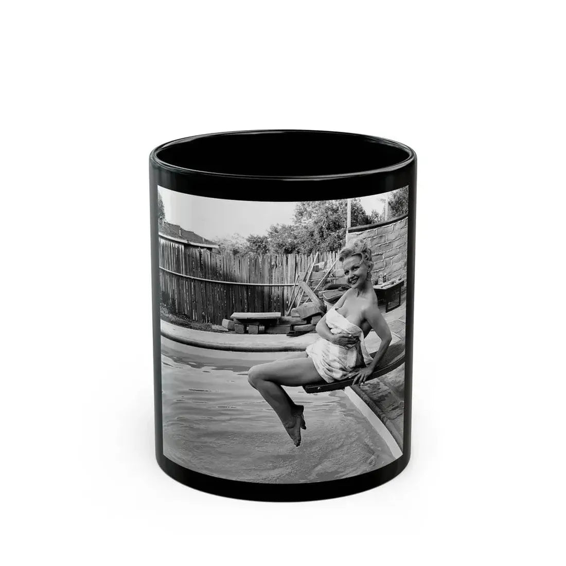 Greta Thyssen #101 (Vintage Female Icon) Black Coffee Mug 11oz - Go Mug Yourself