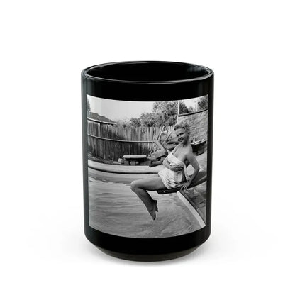 Greta Thyssen #101 (Vintage Female Icon) Black Coffee Mug 15oz - Go Mug Yourself