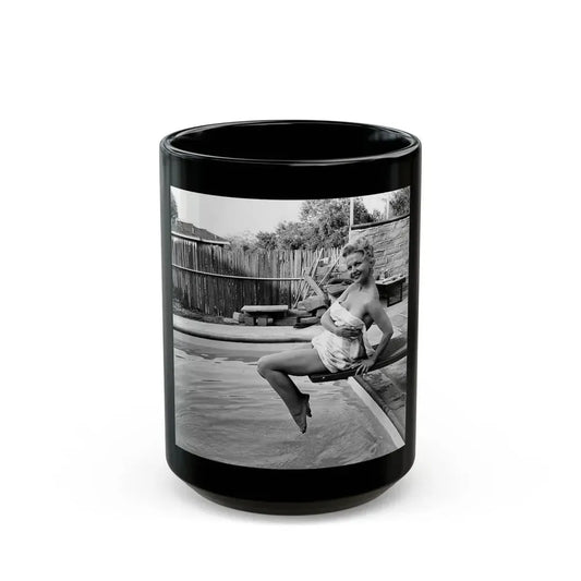 Greta Thyssen #101 (Vintage Female Icon) Black Coffee Mug 15oz - Go Mug Yourself