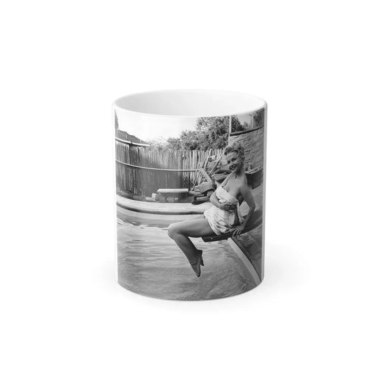 Greta Thyssen #101 (Vintage Female Icon) Color Changing Mug 11oz 11oz - Go Mug Yourself