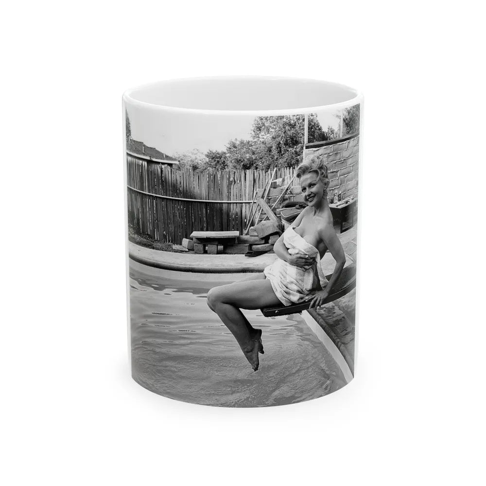 Greta Thyssen #101 (Vintage Female Icon) White Coffee Mug-11oz-Go Mug Yourself