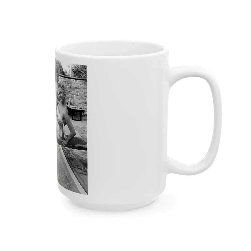 Greta Thyssen #101 (Vintage Female Icon) White Coffee Mug - Go Mug Yourself