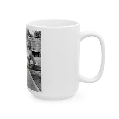 Greta Thyssen #101 (Vintage Female Icon) White Coffee Mug - Go Mug Yourself