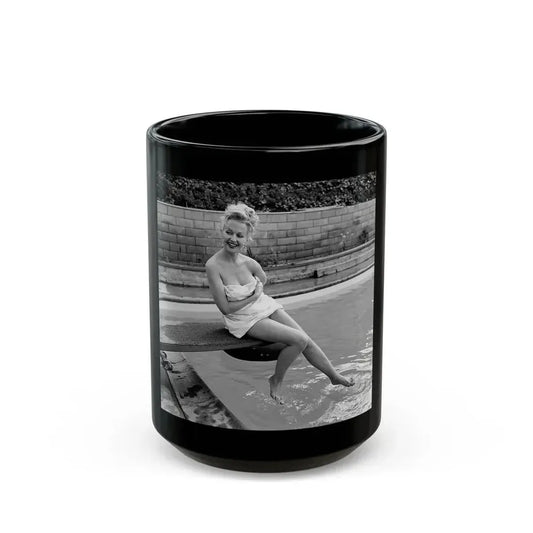 Greta Thyssen #102 (Vintage Female Icon) Black Coffee Mug 15oz - Go Mug Yourself